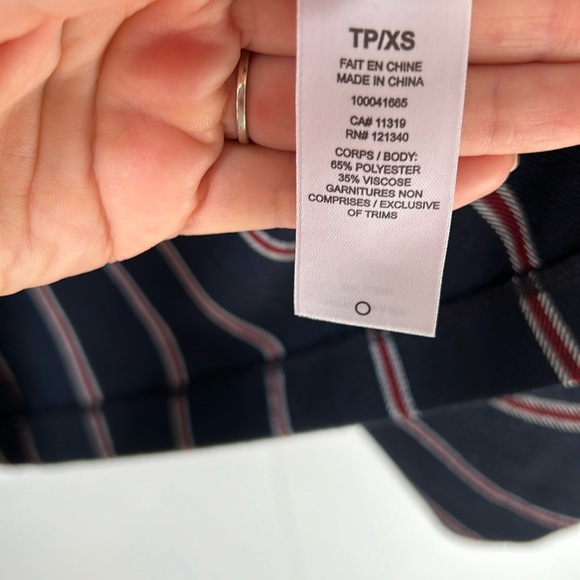 Dynamite Navy Blue Striped Suit - Picture 4 of 6